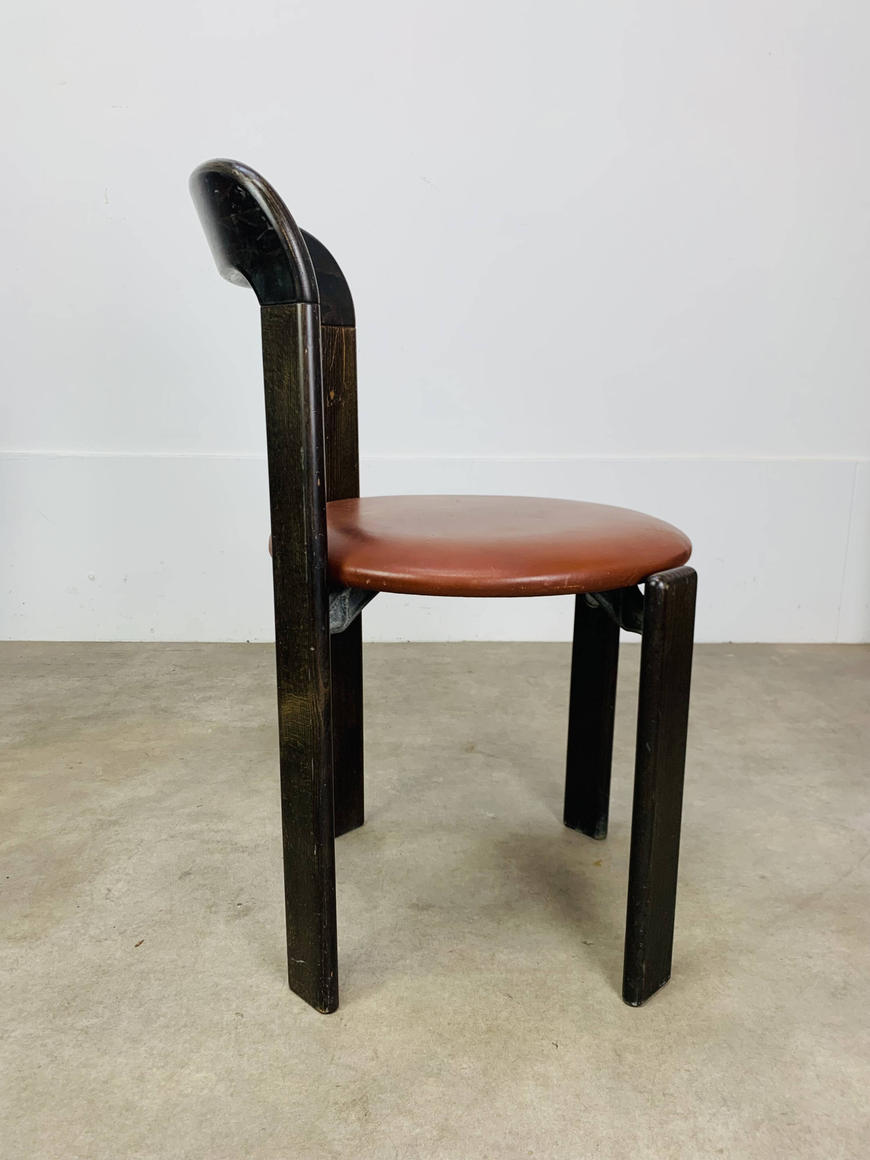 8 Bruno Rey chairs for Dietiker, workshop "Chair from Stein am Rhein"
