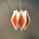 Hanging lamp, designed by Lars E Schiøler, for Hoyrup Lighting 1970s, model Harlequin.