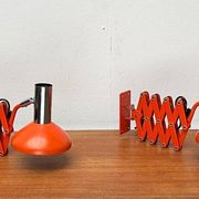 Mid-Century German Space Scissor Wall Lamp by Hustadt Leuchten, 1960s, set of 2