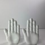 Pair of hands bookends 1970-80