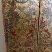 17th-century Cordoba leather screen