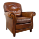 Vintage sheep leather armchair Heijingen