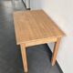 Vintage solid beech table – renovated – 1960s