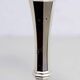 Pair of silver-plated metal candlesticks, BMF 1960