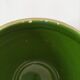 Ceramic soup bowl with blue flower decoration – handmade