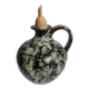 Glazed stoneware oil bottle