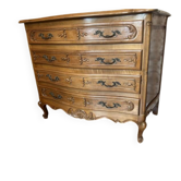 Regency style commode - Louis XIV cherry wood