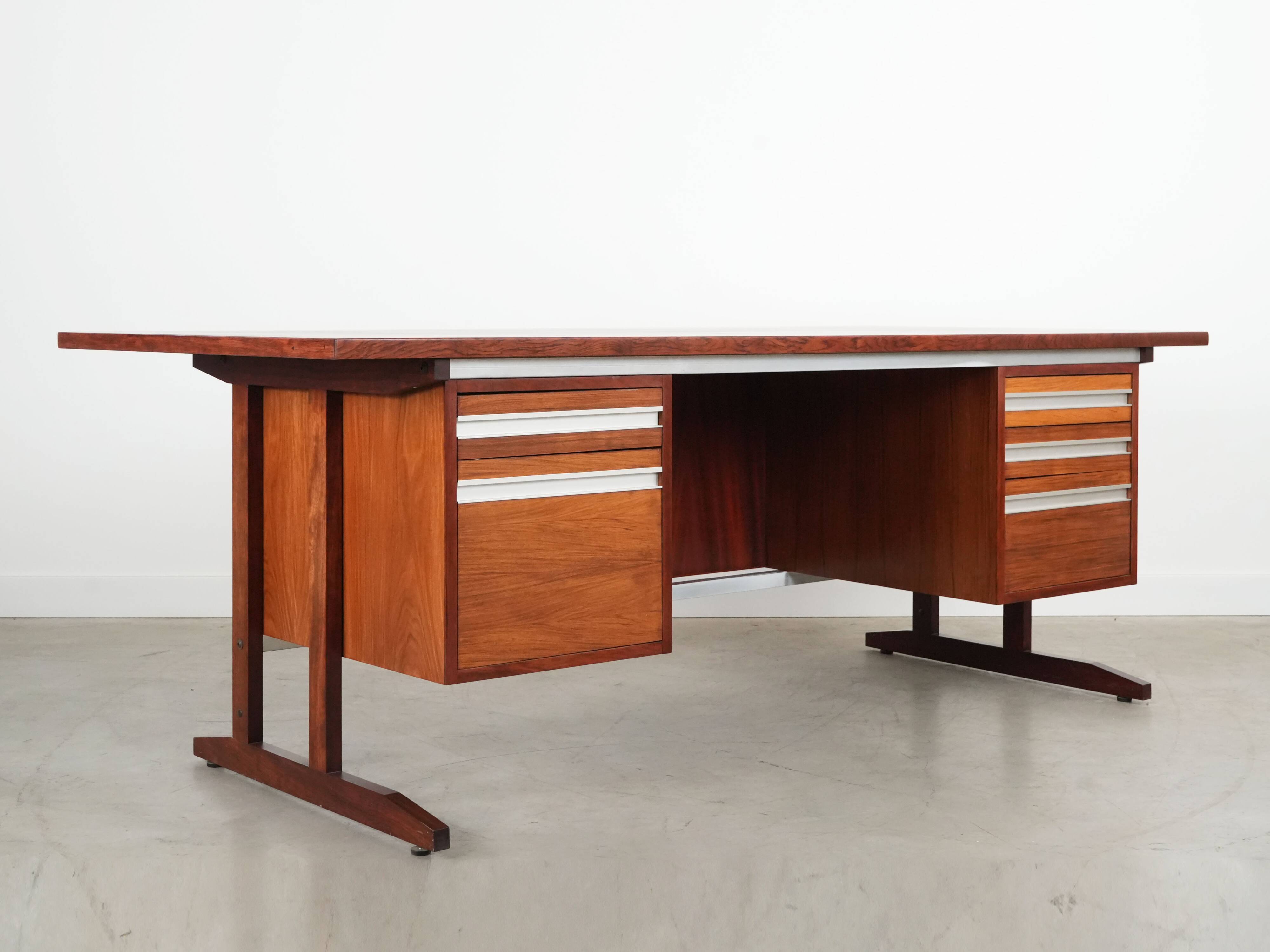 Rosewood desk, Danish design, 1970s, production: Denmark