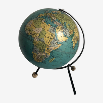 Vintage Globe 1961 Earth tripod Taride - 31 cm