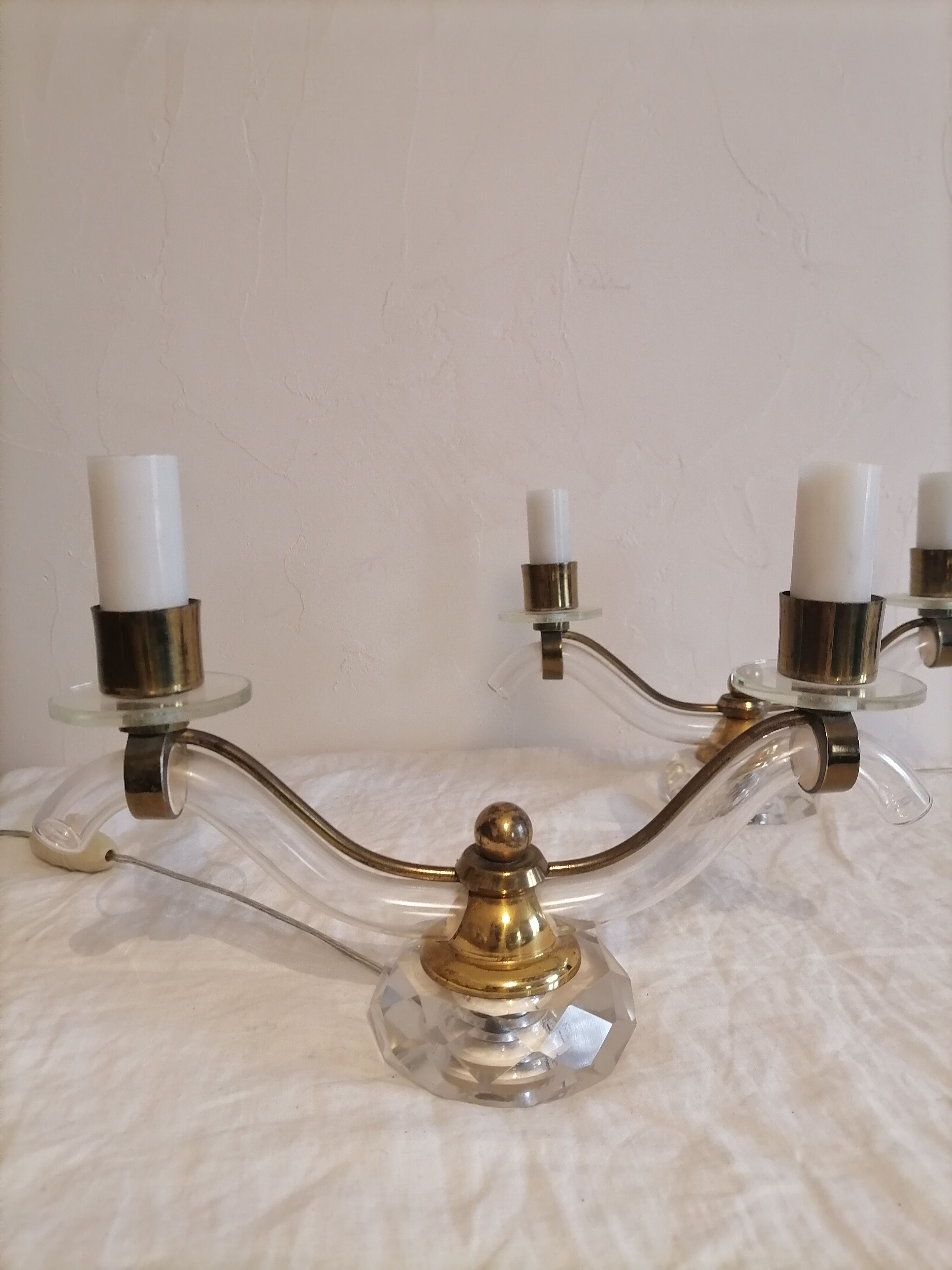 Pair of lamp. Early 20th century.