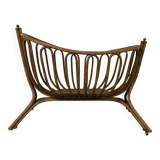 Vintage Thonet Wooden Rocking Cradle