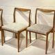 Série de 4 chaises vintage, 1960