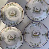 Soup tureen, dish, plates Le Renoleau