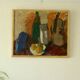 Original Swedish oil on panel – signed "O. Ln", 1950