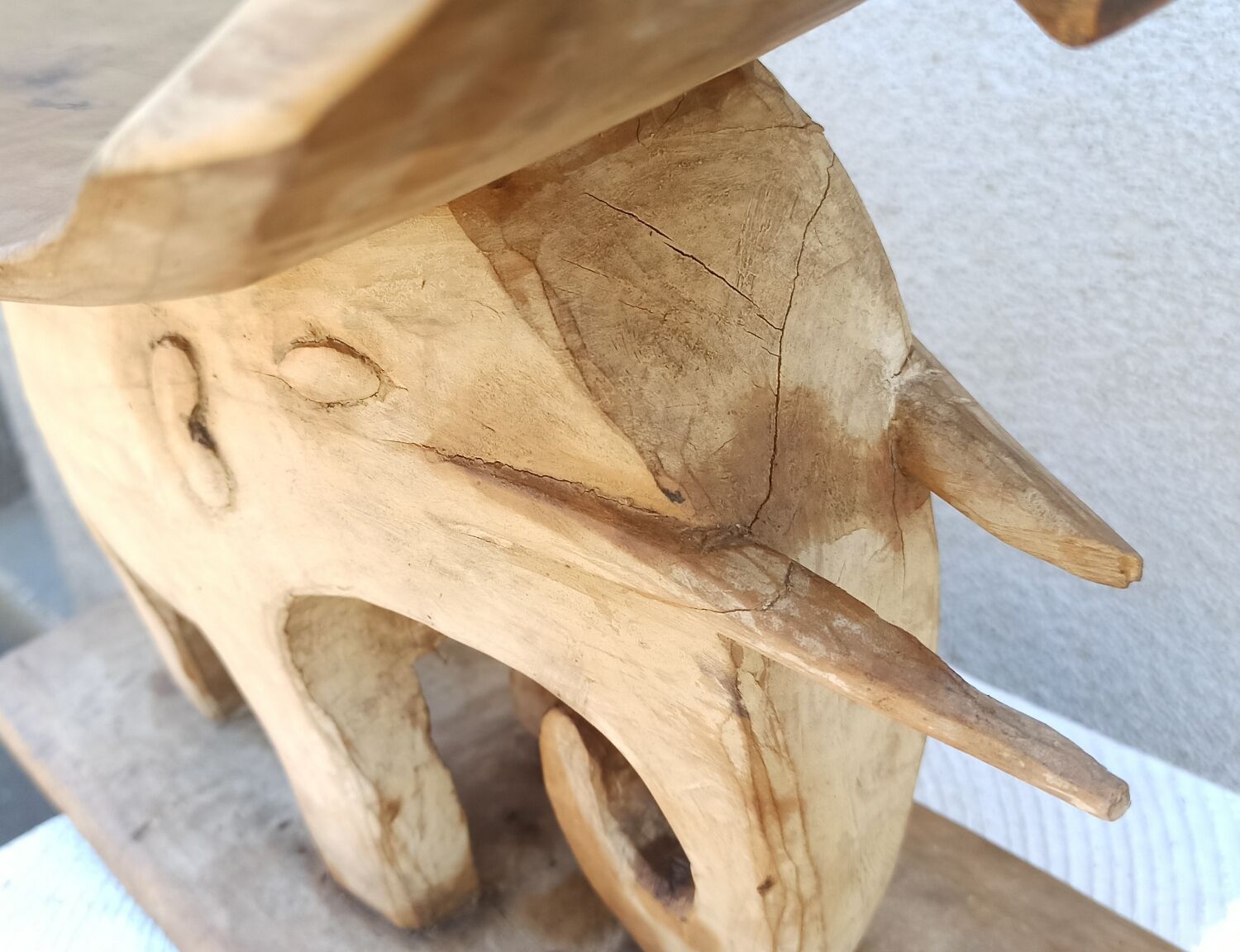 Antique wooden stool, Ashanti African Art from Ghana