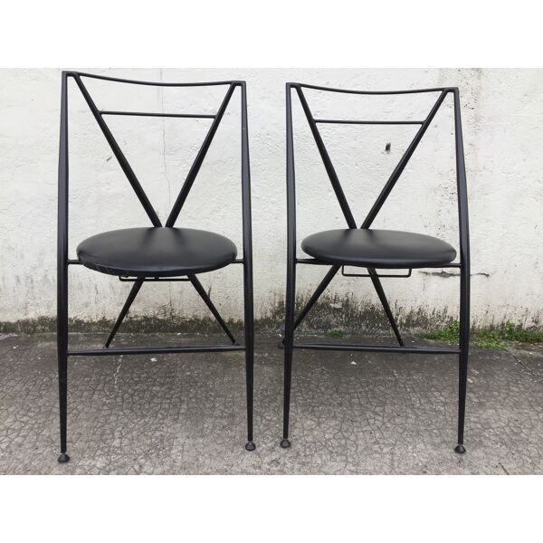 Chaises pliantes du designer Hiroyuki Yamakado | Selency
