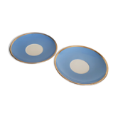 Under blue cups Villeroy and Boch