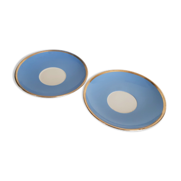 Sous tasses bleues Villeroy et Boch