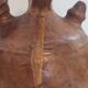 Gargoulette , cruche en terre cuite recouverte de cuir