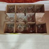 set of 12 Luminarc tasting glasses in their original box capacity: 10cl height 8cm