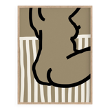 Female figure giclee art print, 50x70cm