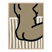 Reproduction d'art giclée d'une figure féminine, 50 x 70 cm