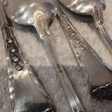 6 silver cutlery sets, 800 Swiss silversmith Jezler, Lily of the Valley model