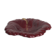 Flat ceramic burgundy vallauris