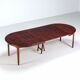Henning Kjaernulf dining table in rosewood Soro Stole Denmark 1960