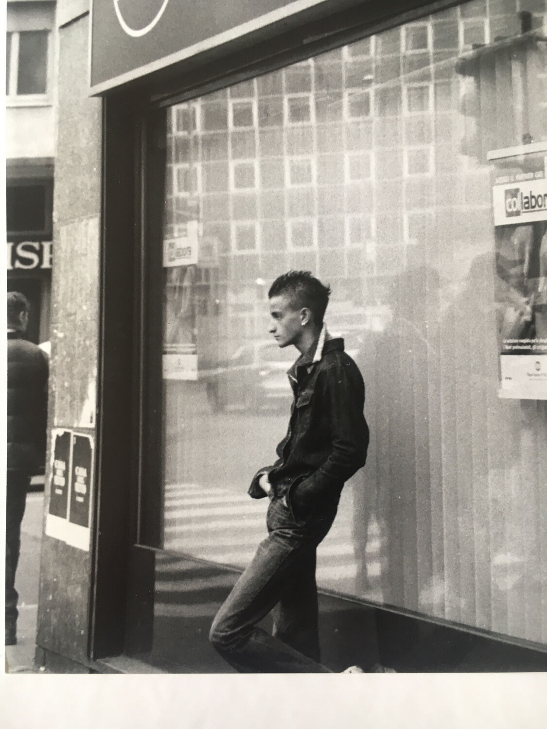 Great original PUNK photo in Milan 90s