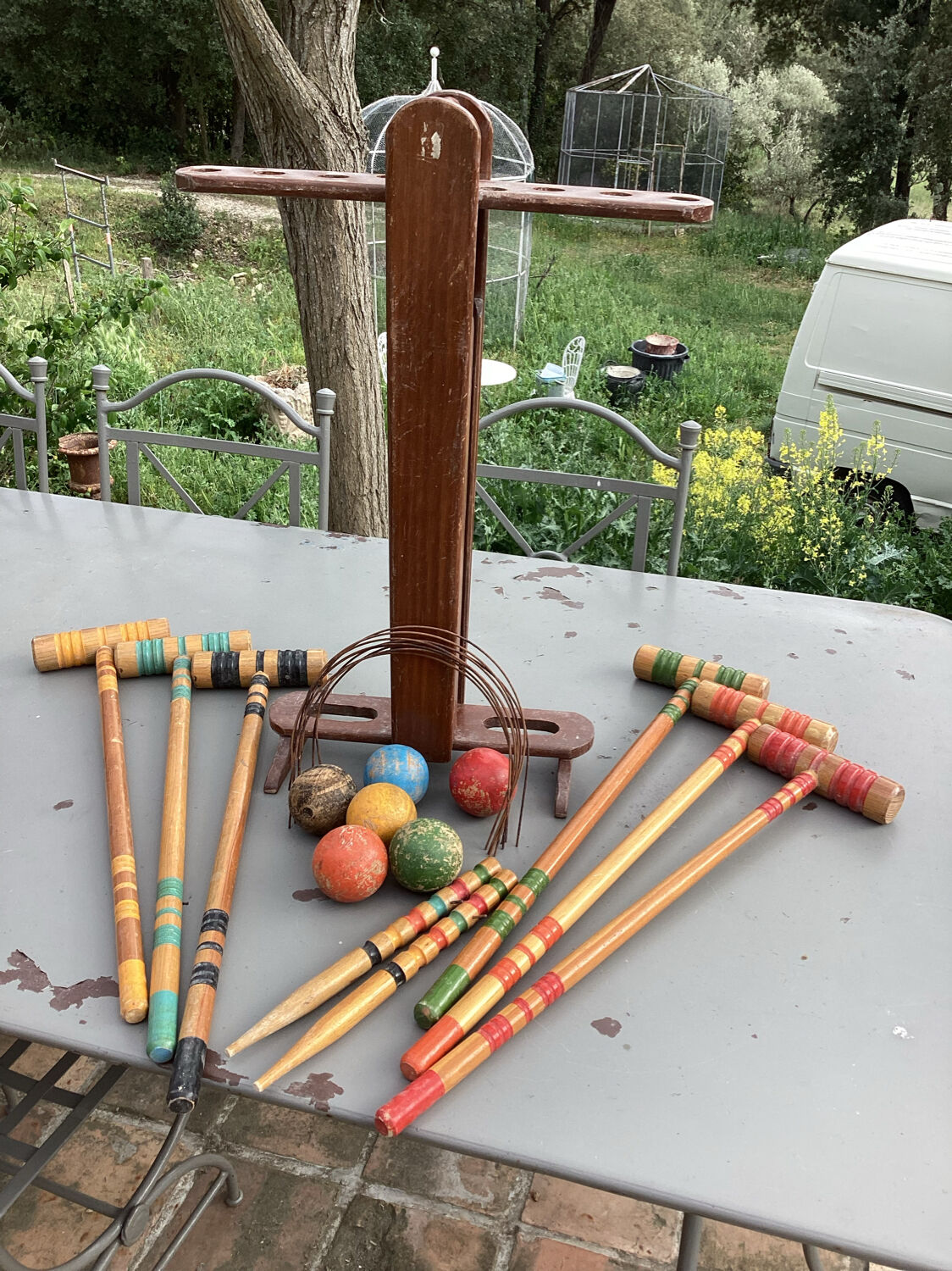 Vintage croquet games