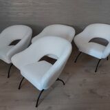 A set of four armchairs, Poland, 1960s
