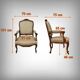 Louis XV style beechwood armchair – mid-19th century