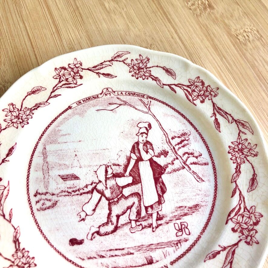 Plates 70's Gien for YR