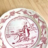 Plates 70's Gien for YR