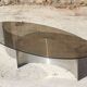 Steel coffee table , 1970s