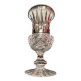 Sèvres crystal vase - signed on the base - 25.5 cm