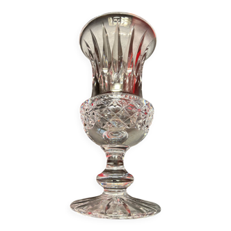 Sèvres crystal vase - signed on the base - 25.5 cm