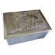 Antique silver-plated jewellery box