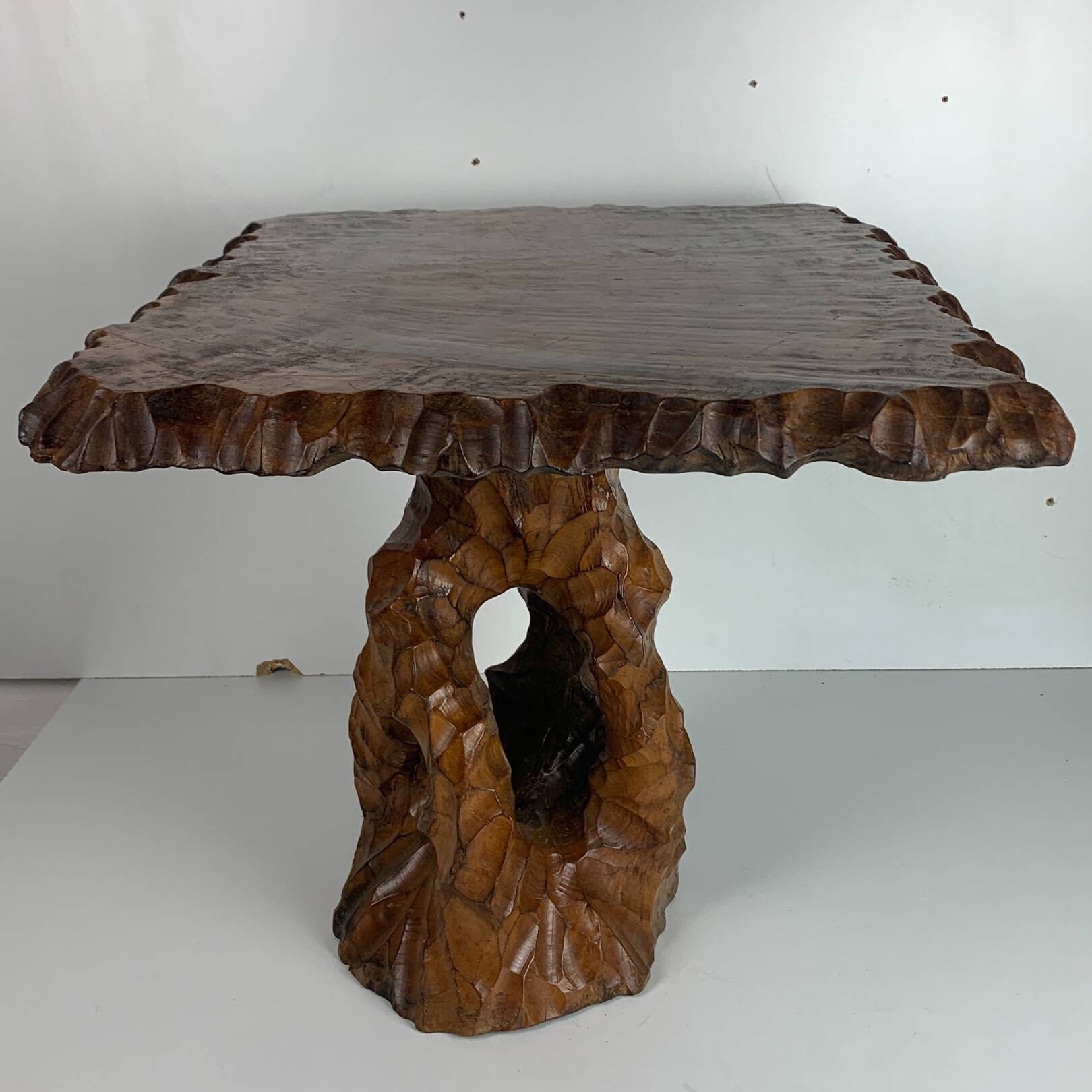Biomorphic brutalist organic side table, Dutch 1960s