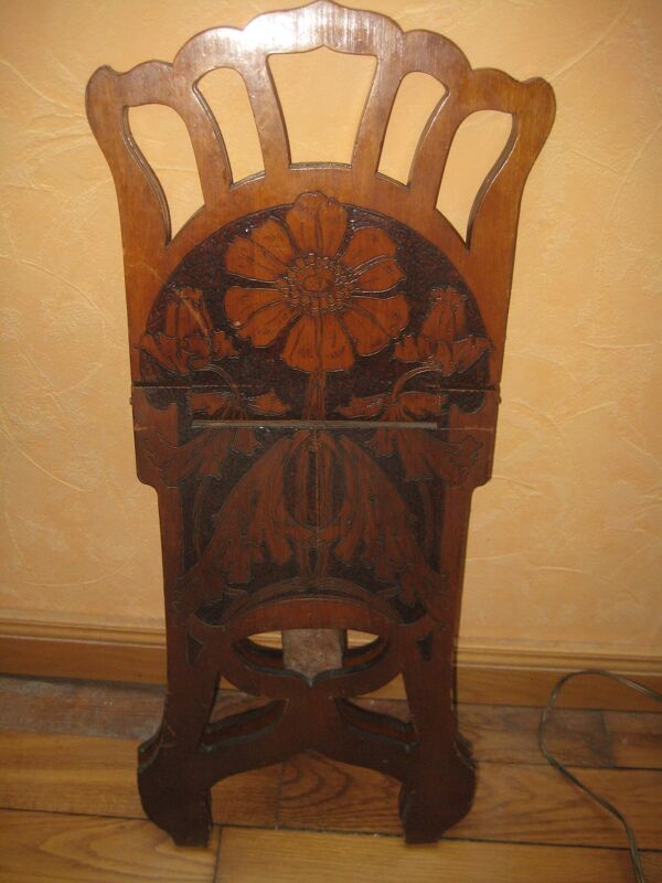 Porte revue en bois noble