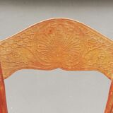 1900 curved wooden chair