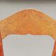 1900 curved wooden chair