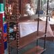 Wall Shelf or Display in Mahogany with Twisted Columns, Late 19th Century