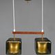 Scandinavian glass pendant by Carl Fagerlund for Orrefors