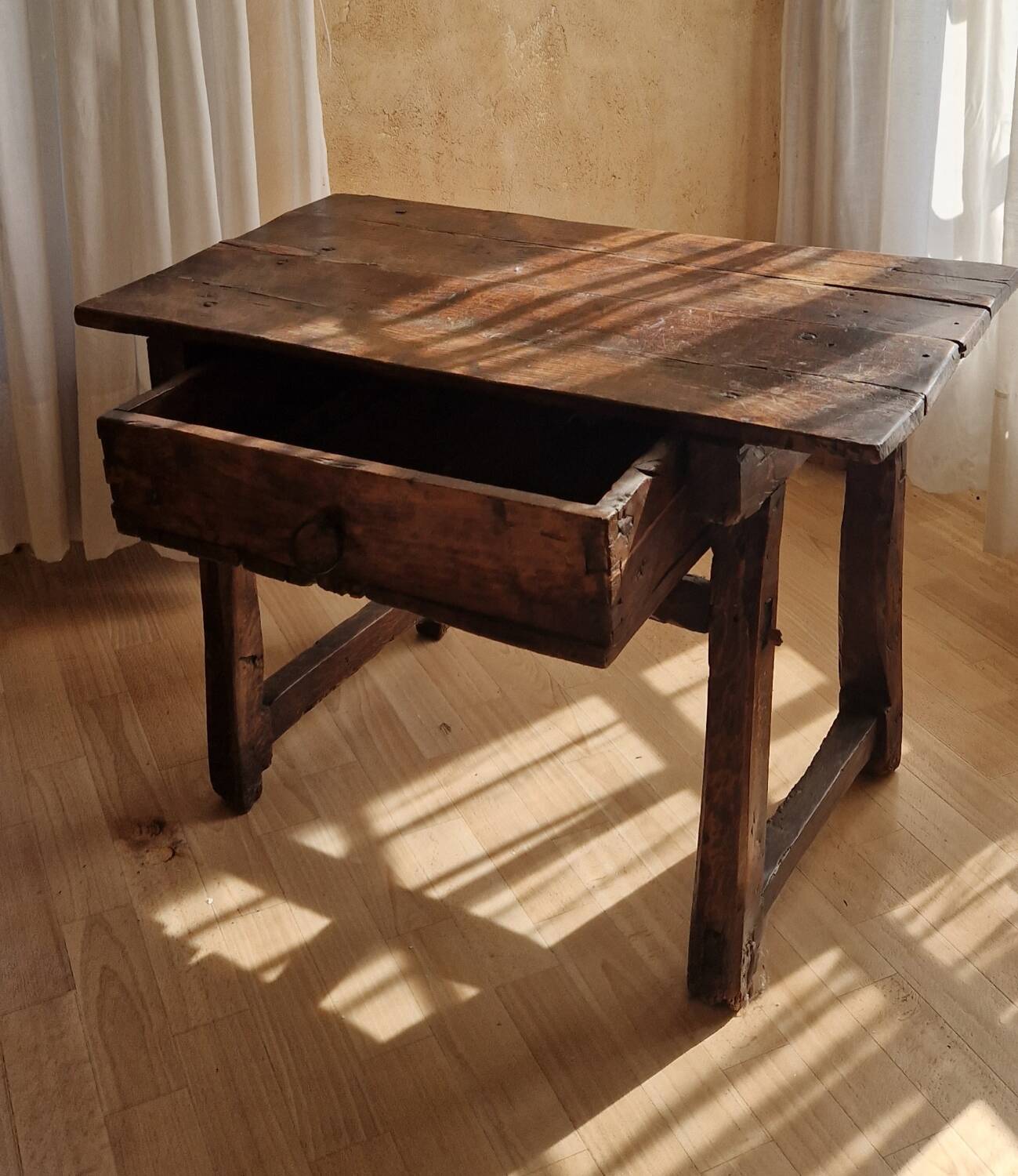 Rustic wooden desk