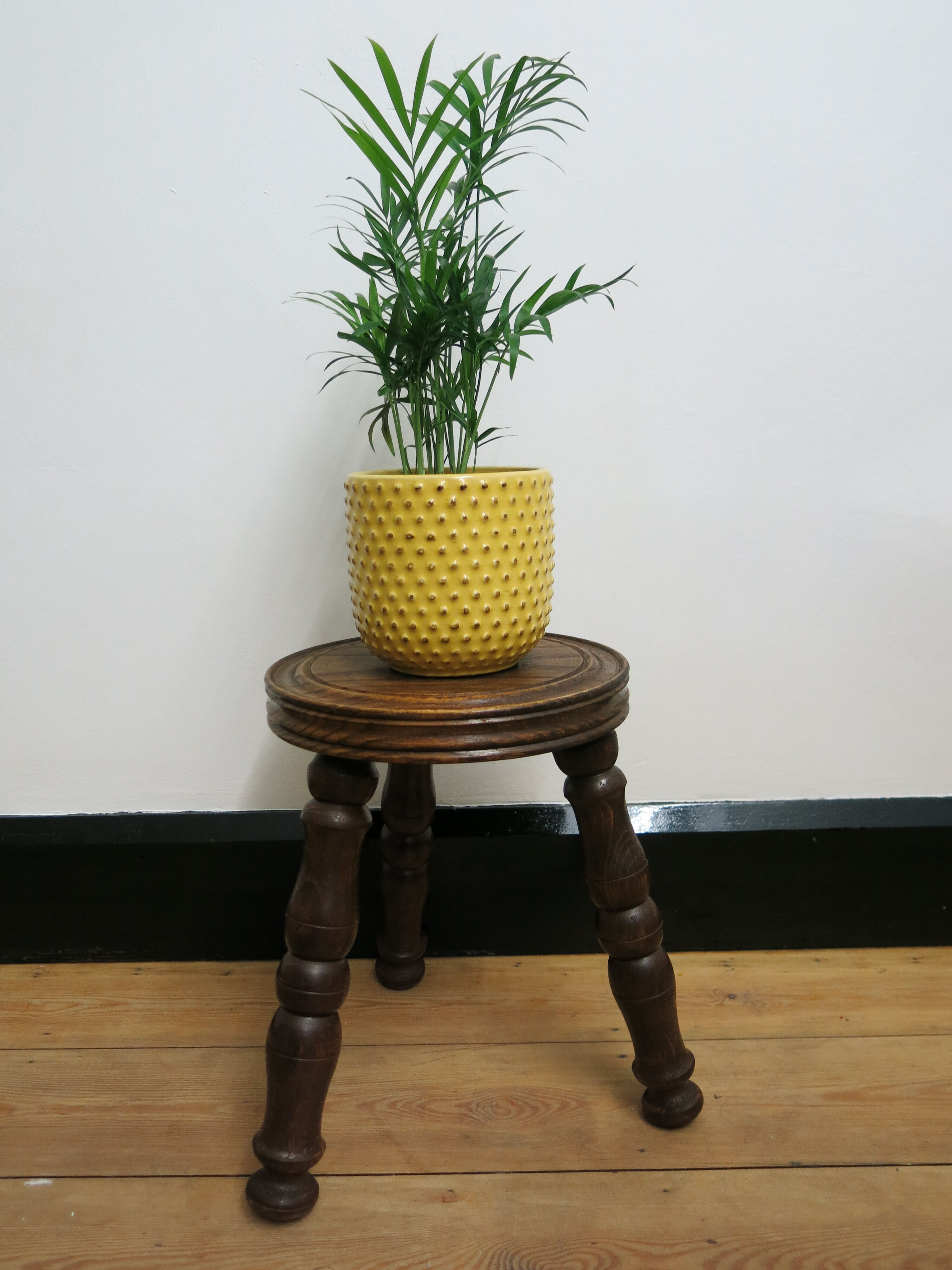 Small stool plant holder art deco