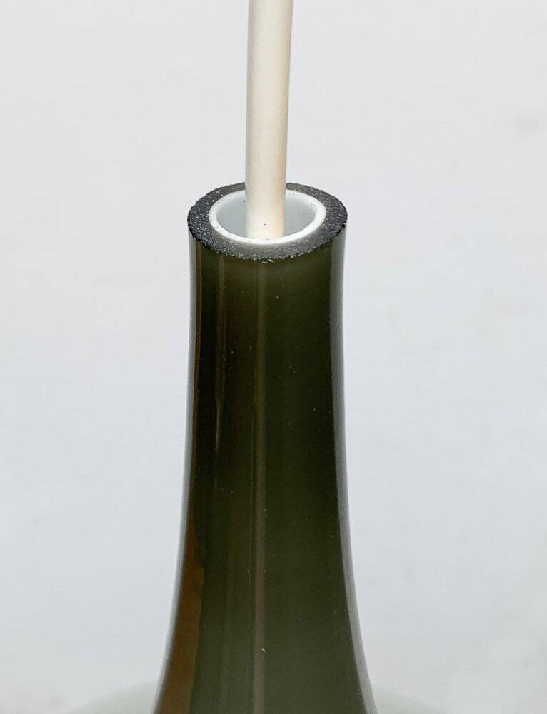 Mid-century Danish glass tulip pendant lamp by Nordisk Solar and Holmegaard, 1960s.