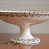 Coupe à fruits grand modèle de la faïencerie Clarefontaine, LG, collection Turin.