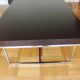 B&B Italia Maxalto - Athos table in wenge, chrome legs - design by Paola Piva.